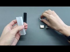 K15 قطاع ألومنيوم LED عادي مع غطاء PC أسود لقطاع ألومنيوم LED