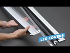 ملف تعريف الألومنيوم مدعومة للمحافظة على شريط مدعوم للضوء القوي مع غطاء نهاية القبعات المقابض خزانة