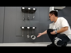 KN9 معلق مثبت دائرة قطر دائري بثق LED مع غطاء موزع قناة ألومنيوم