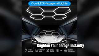قم بترقية المرآب الخاص بك باستخدام إضاءة ورشة العمل LED السداسية