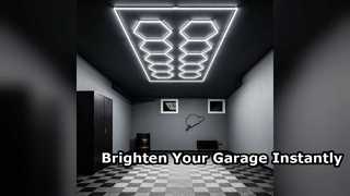 إضاءة المرآب النهائية بنظام LED سداسي بقوة 568 وات