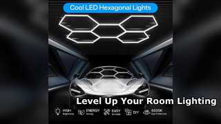 قم بتحويل غرفتك باستخدام مصابيح LED السداسية