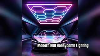 14 مصباح LED سداسي RGB يعمل على ترقية المساحة الخاصة بك على الفور