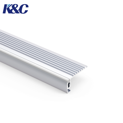 سعر جيد 6063 ألومنيوم LED خطوة ضوء الملف 43.37x22.5mm مع موزع الكمبيوتر الانترنت