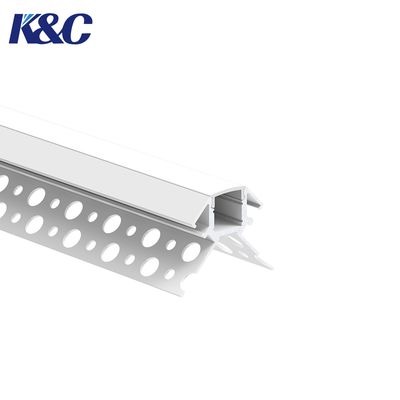 سعر جيد 6063 T5 Aluminum LED Extrusion Channel W42.0 × H32.0mm with Sandblasting Oxidation and ROHS Certified الانترنت