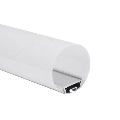 سعر جيد 60mm Round Aluminum 6063-T5 LED Strip بروفيل من الألومنيوم مع غطاء Diffuser KN9 الانترنت