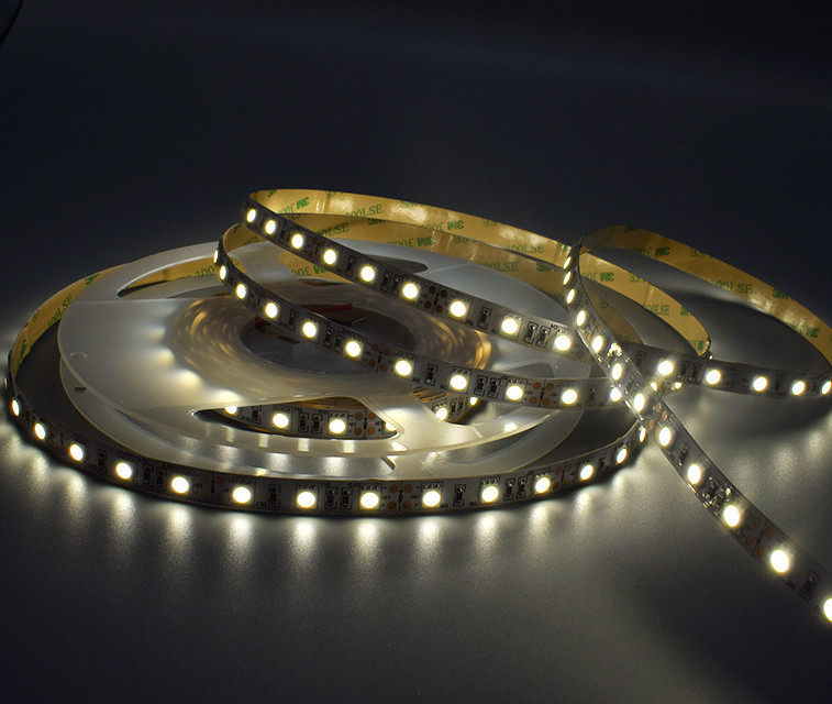 60 Leds SMD 5050 LED Strips 12V 24V RA80 IP20 10mm Flexible Light Strips