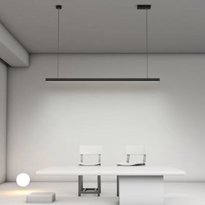 قلادة ألومنيوم led مع سائق في قناة ألومنيوم 100 * 75mm
