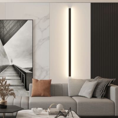 السفع الرملي LED الإضاءة الألومنيوم الشخصي IP44 6063 T5 أعلى وأسفل جدار الممر