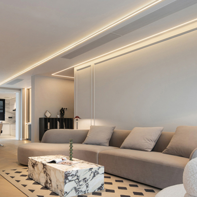 سعر جيد سبيكة راحة IP44 / 20 LED ملف تعريف اللوح الجصي مع غطاء ناشر الكمبيوتر الانترنت