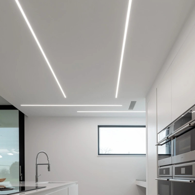 عرض قطاع الألومنيوم لشريط LED 16mm * High12mm مع غطاء ناشر PC