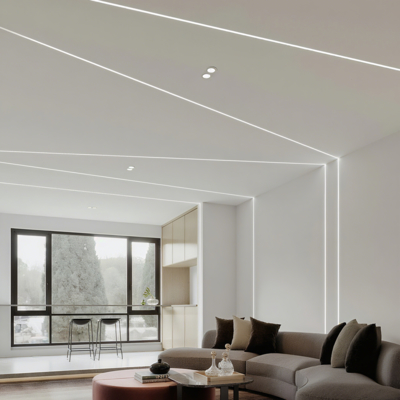 قناة الألومنيوم LED لشريط الألومنيوم Arce LED المربّع المثبت على الحائط