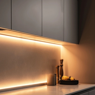 قناة ألومنيوم LED مثبتة على 6063 t5 2.5m زاوية LED من الألومنيوم