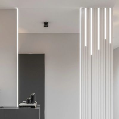 الصمام الألومنيوم قناة IP65 أدى الألومنيوم لقناة LED للماء مع غطاء الناشر PC غطاء PMMA