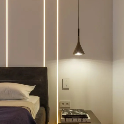 سعر جيد قطاع الألومنيوم الشخصي LED صغير الحجم سطح جبل مع غطاء ناشر الكمبيوتر 10 * 10 مم الانترنت