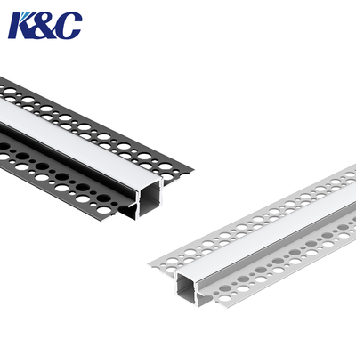 سعر جيد LED Strip Aluminum Profile Recessed Installation with Optimized Heat Dissipation الانترنت