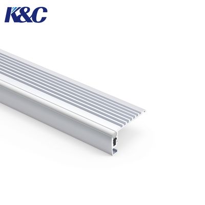 سعر جيد 6063 ألومنيوم LED خطوة ضوء الملف 43.37x22.5mm مع موزع الكمبيوتر الانترنت