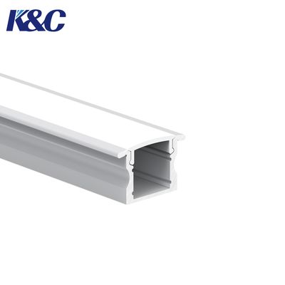 سعر جيد 6063 T5 Aluminum LED Profile 17.0x15.0mm for Embedded Installation الانترنت