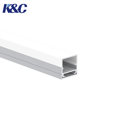 K29 ملف ألومنيوم شريط LED المضغوط مع PC / PMMA Diffuser لنظم الإضاءة الشريطية W19.5 × H20.3mm