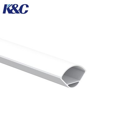 سعر جيد 6063 سبيكة الألومنيوم LED شريط الألومنيوم الملف الشخصي مع تثبيت زاوية 90 درجة وتأكسيد الرمل الانترنت