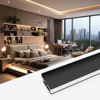 سعر جيد مقطع ألومنيوم LED من سلسلة 6000 بأكسدة أنودية مع ضمان 5 سنوات لقناة شريط LED ومقطع ألومنيوم الانترنت