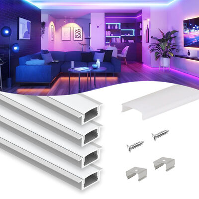 سعر جيد 6063 T5 سبيكة الألومنيوم ثني LED شريط الألومنيوم الملف مع ضمان لمدة عامين وطول مخصص الانترنت