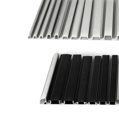 سعر جيد 6063 T5 سبيكة الألومنيوم LED الملف الدولي الألومنيوم W17.0 * H9.0mm مع ضمان لمدة 5 سنوات وغطاء الكمبيوتر الانترنت