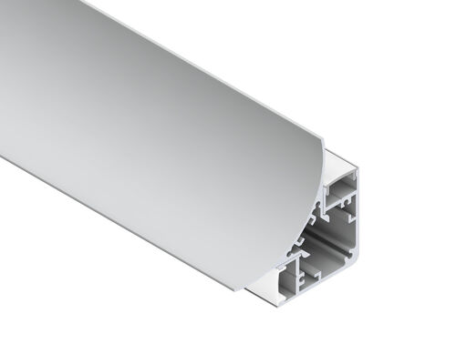 سعر جيد PC Diffuser Cover Frosted Cover LED Strip بروفيل من الألومنيوم مع سبيكة الألومنيوم من سلسلة 6000 وضمان لمدة 5 سنوات الانترنت