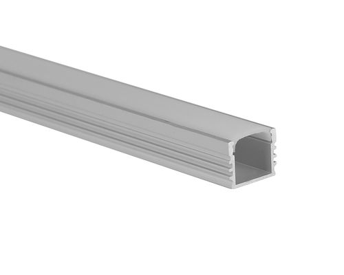 W16.5mm H13.5mm الإضاءة الخطية 6063 T5 LED قطاع ألومنيوم مع غطاء ناشر PC
