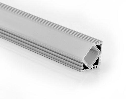 ملفات تعريف لشرائط LED W19.9mm * H19.9mm IP65 مقاومة للماء قناة طول 2 متر لإضاءة الزاوية