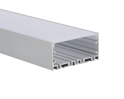 W75 * H35 إضاءة خطية معلقة LED قطاع ألومنيوم مع غطاء ناشر PC