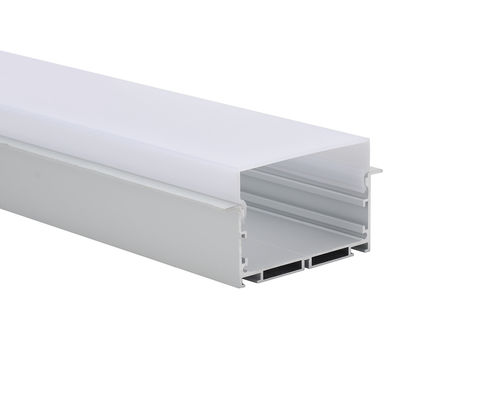 راحة الصمام الألومنيوم قناة W75 * h50mm مع PC الناشر الألومنيوم الشخصي للضوء الصمام