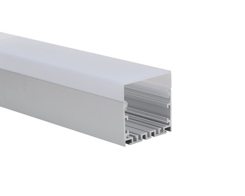 K & C 6063t5 مربع جبل قلادة LED قطاع الألومنيوم الشخصي