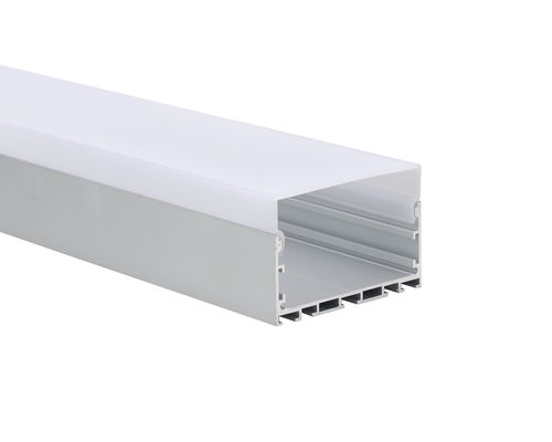 بثق الضوء الخطي 75x50mm مع غطاء PC LED قطاع الألومنيوم الشخصي