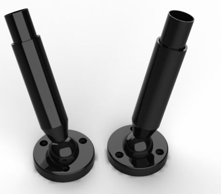 OEM ODM CE Skyline light kit 202 الفولاذ المقاوم للصدأ قطاع الملف الشخصي مع PVC الأسود