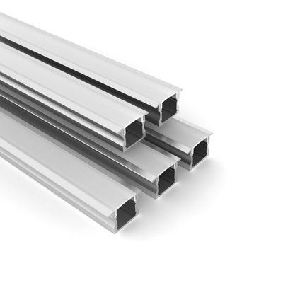 قطاع ألومنيوم لشريط LED لملف LED من الألومنيوم المريح مع غطاء ناشر PC