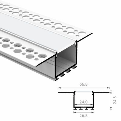 الديكور المعماري IP45 LED الشخصي اللوح الجصي T5 6063 أدى الجدار الجبس