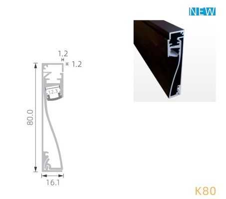 سعر جيد T5 6063 IP20 الألومنيوم LED الجدار الشخصي السفع الرملي مع ناشر البلاستيك الانترنت