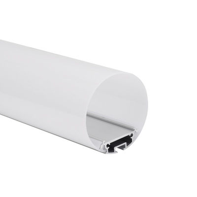 سعر جيد قطر الملف الشخصي LED المستدير 60 مم المنزل باستخدام زخارف المباني السكنية 6063 T5 سبائك الألومنيوم KN9 الانترنت