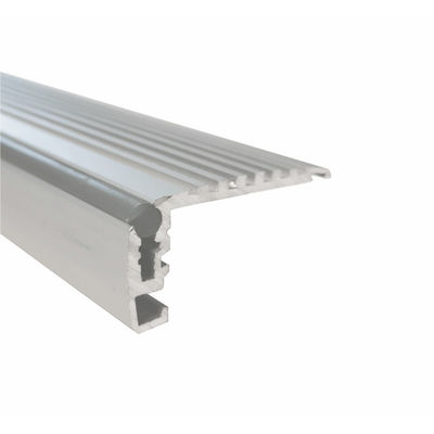 سعر جيد H22.5mm 6063 T5 LED الألومنيوم النتوء الملامح بأكسيد الخطي لإضاءة الدرج الانترنت