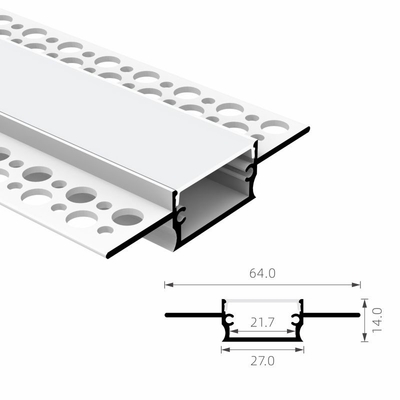سعر جيد الألومنيوم IP20 LED الجص الشخصي قناة البثق راحة الانترنت