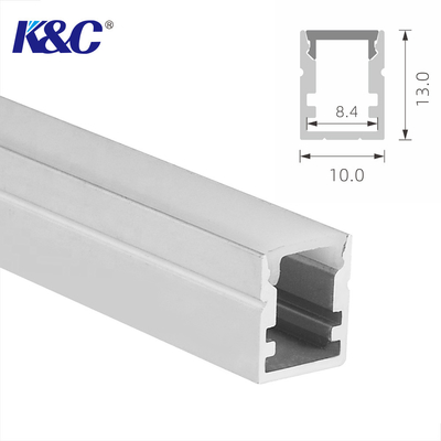 ضوء السقف المربع الصغير 10 * 13mm LED Strip Channel مع الناشر