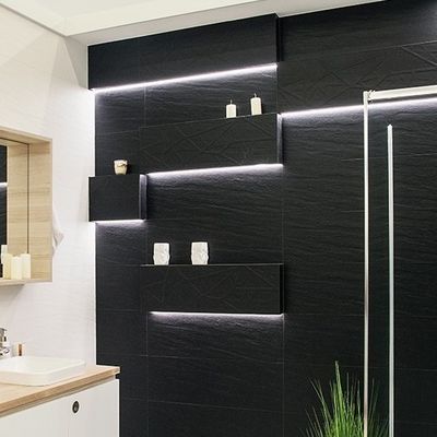 Led Alu Profil الألومنيوم الإسكان بالوعة الحرارة 6063 T5 مع البلاستيك Pc الناشر Pmma غطاء كليب 90 45 درجة الزاوية