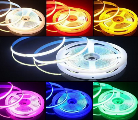 24VDC شريط مرن COB LED 320 المصابيح 8 مم IP20 للديكور الداخلي