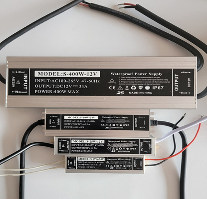 سعر جيد مزود طاقة خارجي 12 فولت 24 فولت ليد 60 وات - 500 وات IP67 مقاوم للماء لسائق LED لشريط الضوء الانترنت